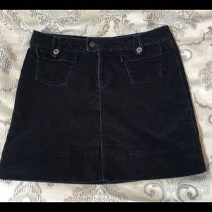 Patagonia corduroy black miniskirt